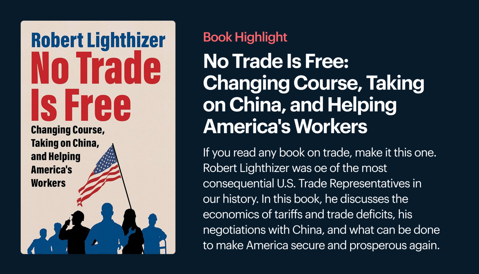 No Trade Is Free